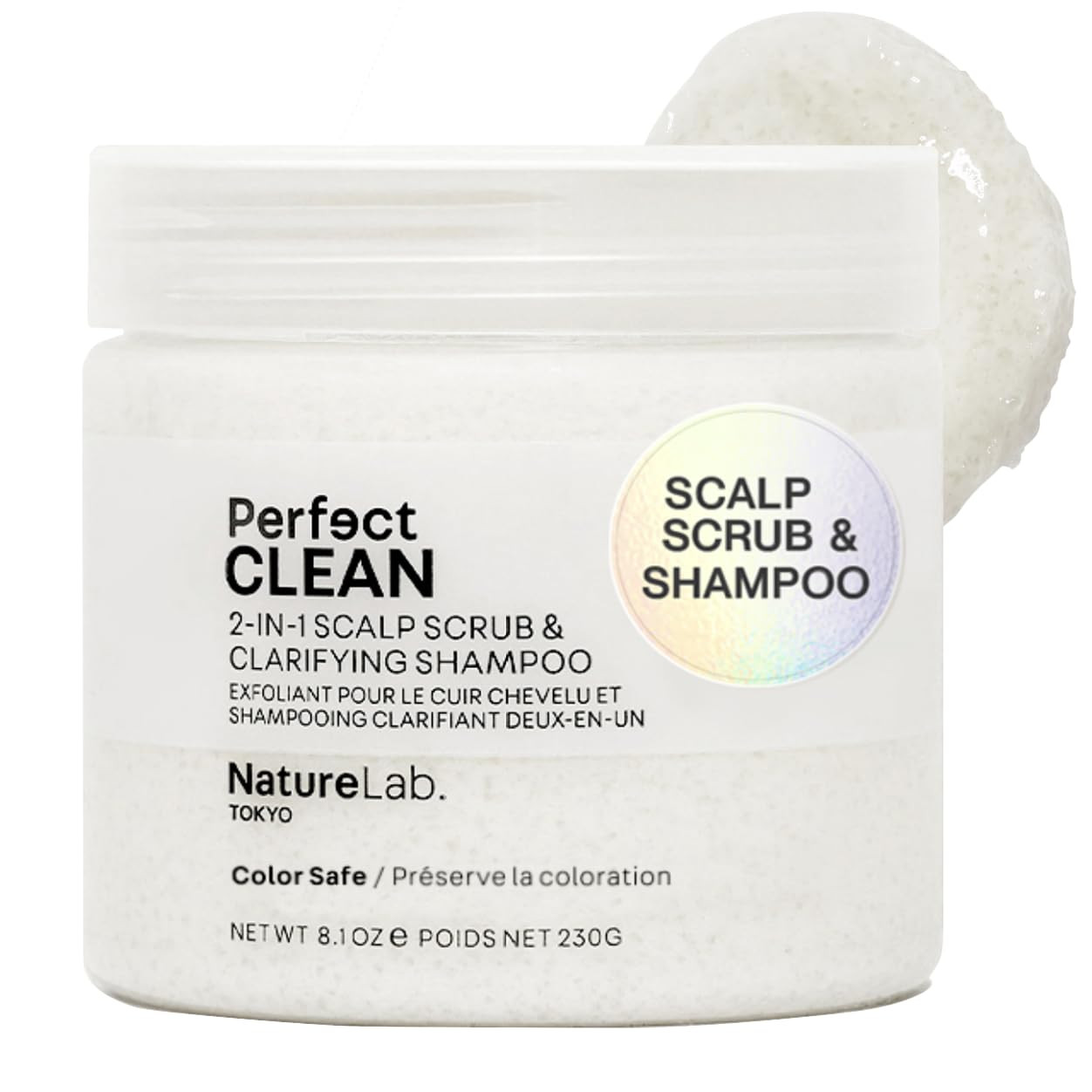 NatureLab.TOKYO Perfect Clean Scalp Scrub & Clarifying Shampoo - 8.1 oz | Amazon (US)