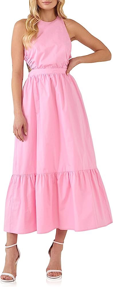 English Factory Women's Elastic Detail Sleeveless Dress | Amazon (US)