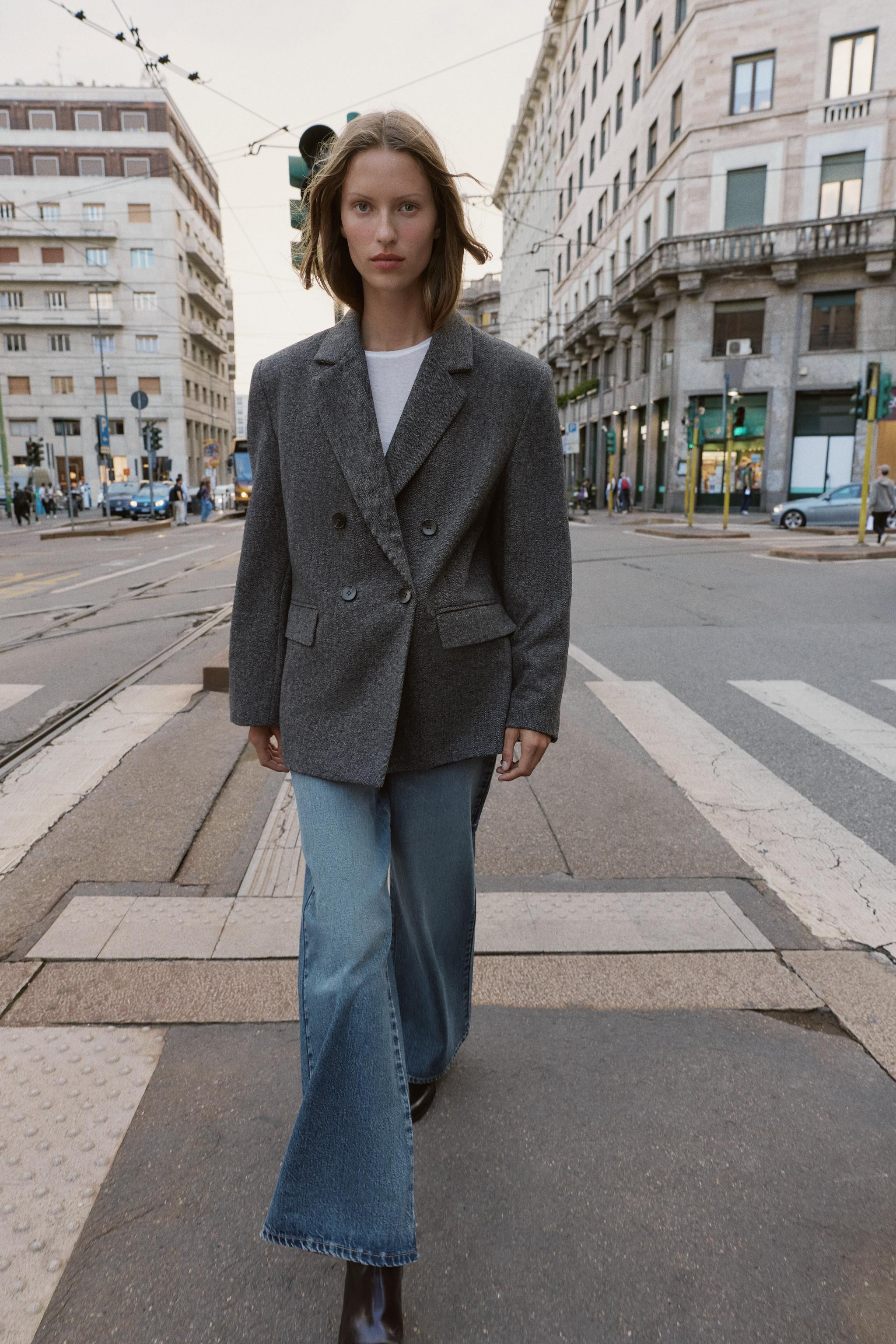 OVERSIZE DOUBLE-BREASTED BLAZER | Zara UK