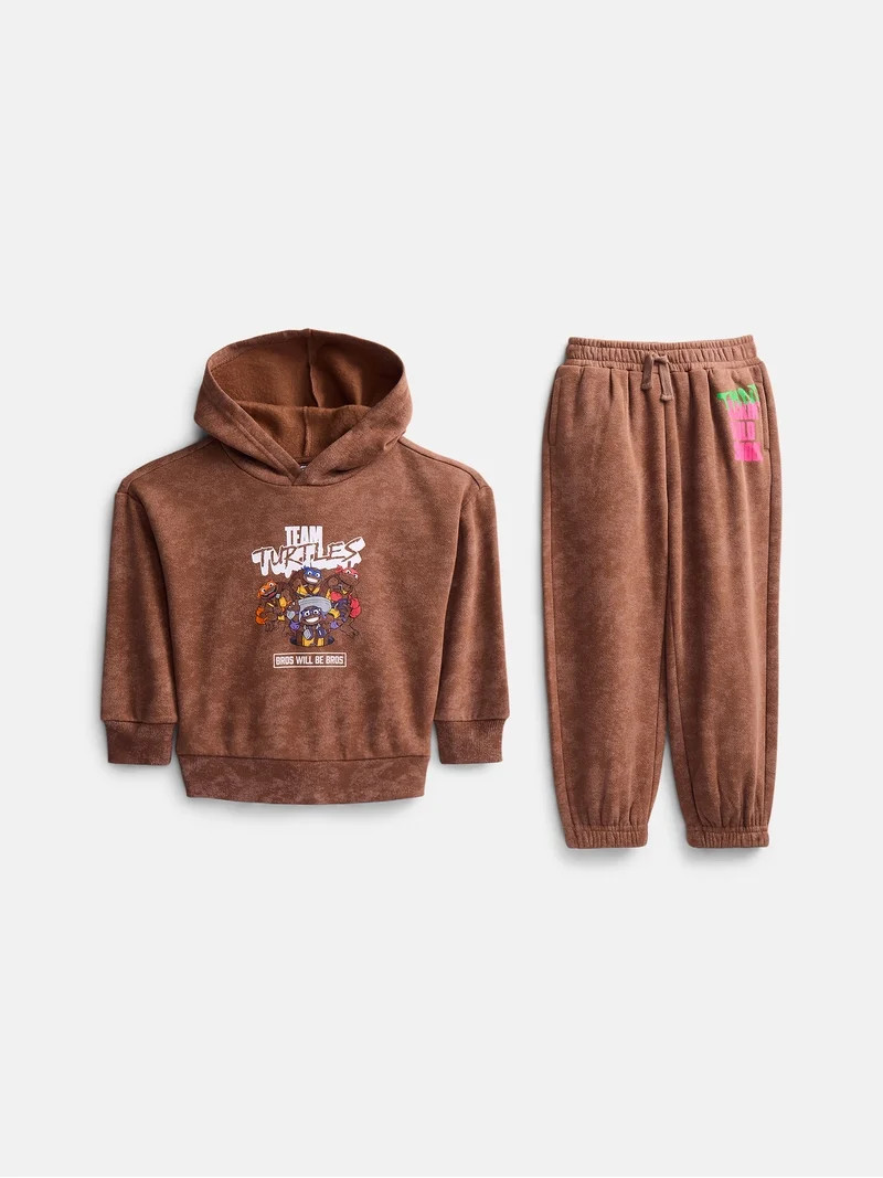 Teenage Mutant Ninja Turtles Toddler Boys Hoodie and Joggers, 2-Piece Outfit, Sizes 12M-5T | Walmart (US)
