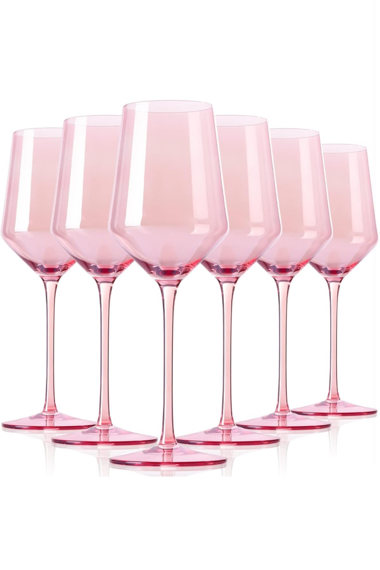 🍷✨ Wine night just got a whole lot fancier with these blush pink wine glasses! Set of 6 for all your sipping and toasting moments. Perfect for adding a touch of elegance to your next gathering or cozy night in. 💖 Cheers to good wine and even better company! 🥂 #PinkWineGlasses #SipInStyle #WineLovers #FancyNightIn #CheersToThat

#LTKHome #LTKGiftGuide