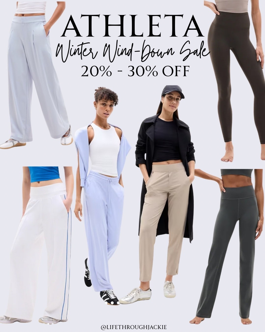 Athleta 20% - 30% off select pants! Some of my favorites shown here✨ @athleta
#trackpants #brooklynpants #elevationleggings #straightlegpants #pinnacletrouser


#LTKTall