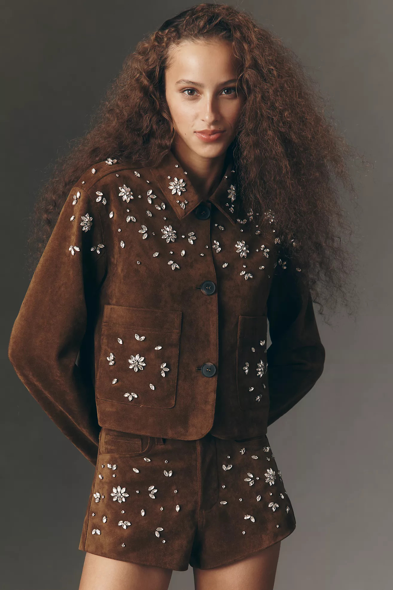 BLANKNYC Studded Shorts | Anthropologie (US)