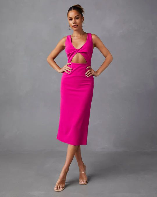 Timeless Beauty Cutout Midi Dress | VICI Collection