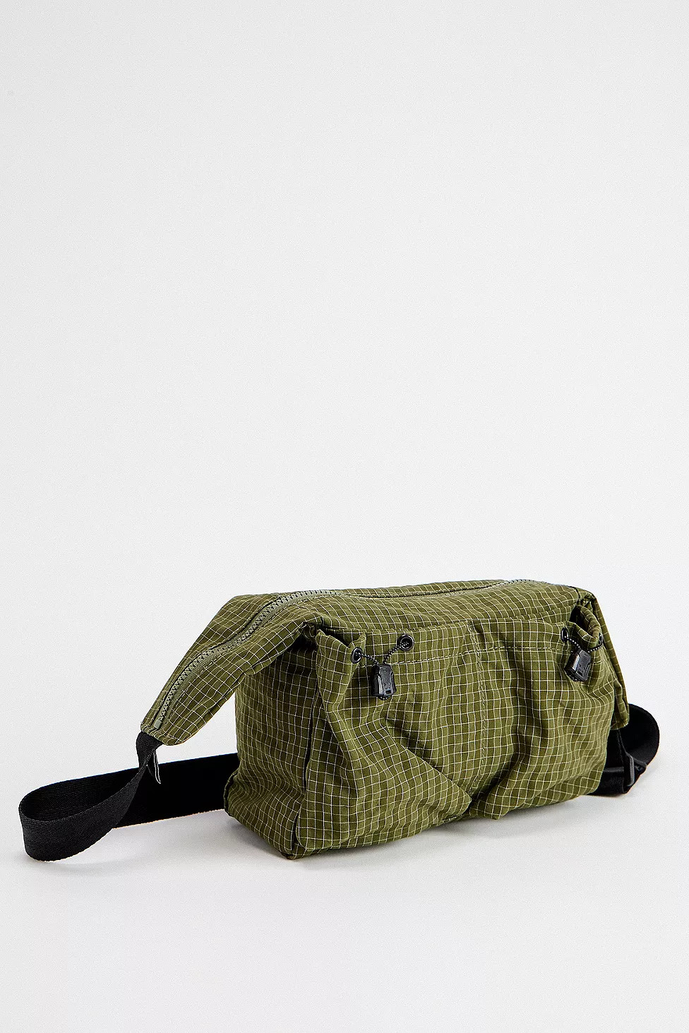 Ayker Green Check Sling Crossbody Bag | Urban Outfitters UK