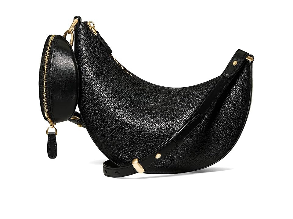 Kate Spade New York Duo Pebbled Leather Crossbody Bag Cross Body Women's Handbags Black | Zappos