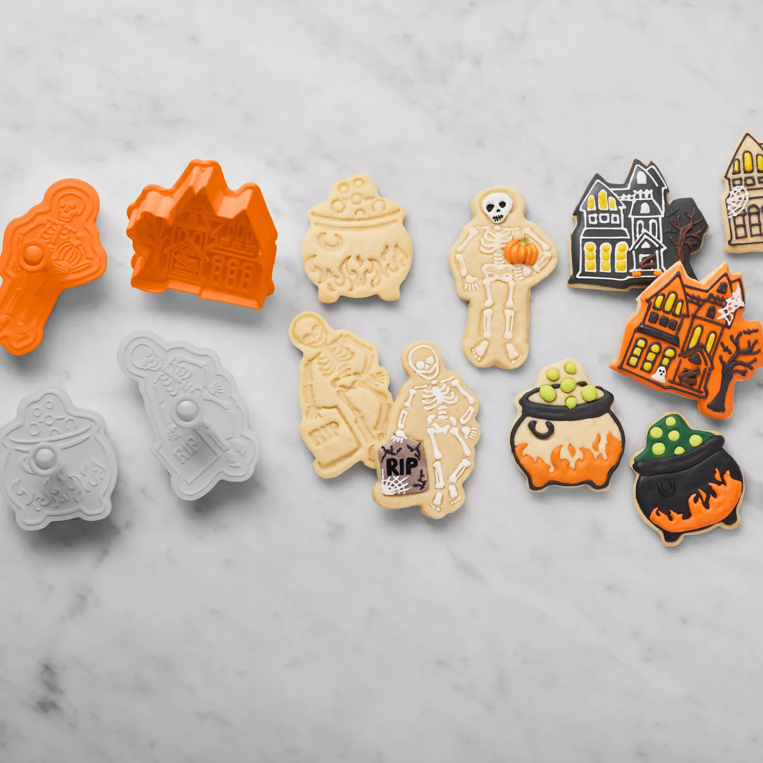 Sur La Table Halloween Impression Cookie Cutters, Set of 4 | Sur La Table