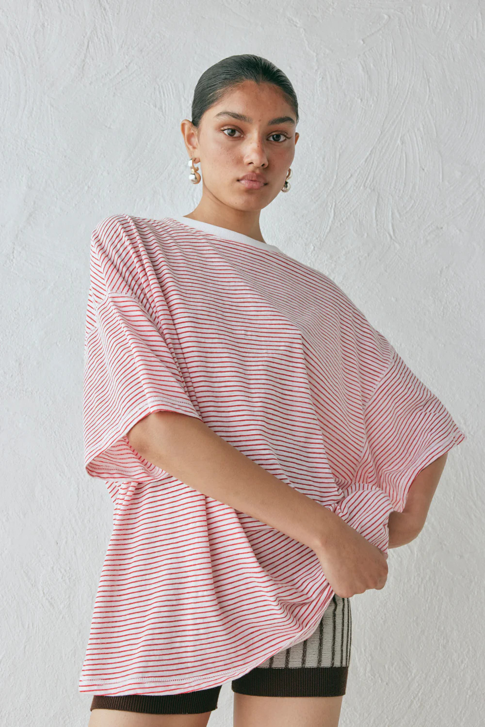 Willow Tee Red Stripe | VRG Grl
