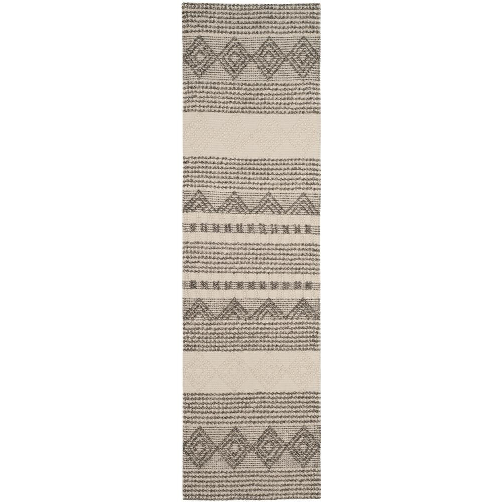 Natura Gray/Ivory 2 ft. 3 in. x 10 ft. Runner Rug | The Home Depot