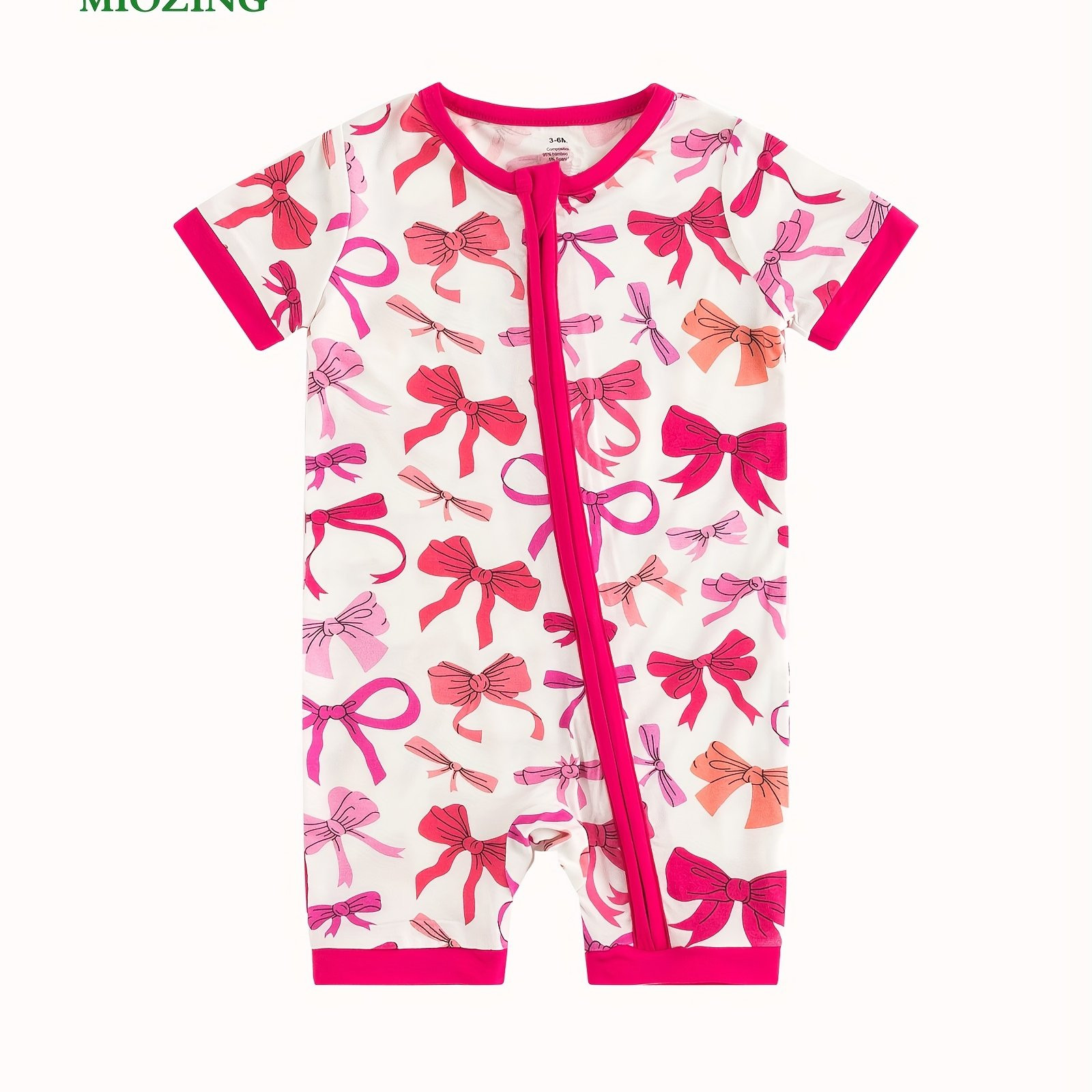 ultra soft bamboo fiber baby bodysuit cute bow print - Temu | Temu Affiliate Program