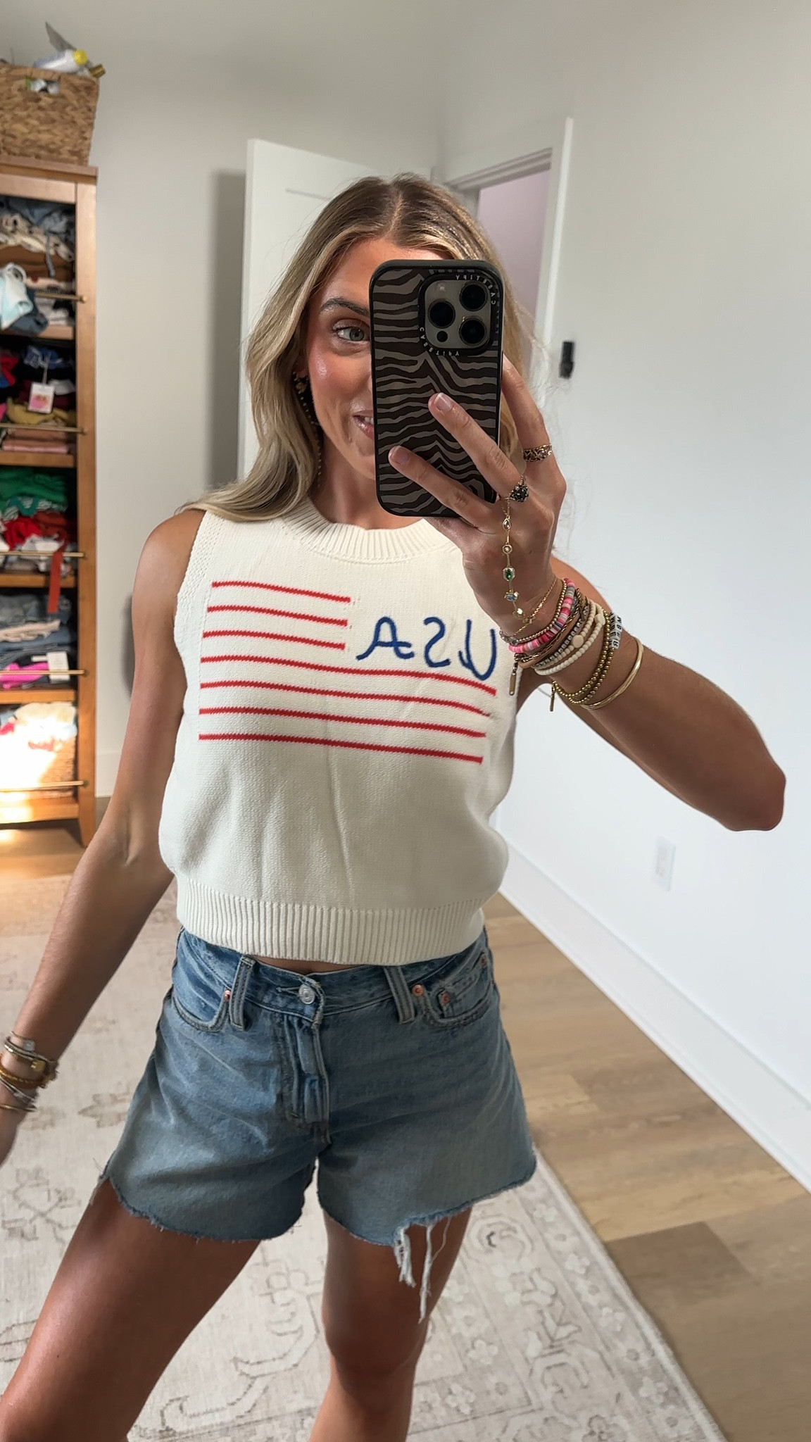 Amazon size small Tankaneo Womens American Flag Crop Tank Tops High Neck 4th of July Patriotic Summer Sleeveless Shirts Sweater Vest. 

if you need a forth of July outfit how cute is this flag sleeveless sweater I love the cropped fit too 🤭 amazon find!!  

#forthofjuly #forthofjulyoutfit #americanflagsweater #amazonfashionfinds #founditonamazon @Amazon Fashion

#LTKootd #LTKSeasonal #LTKSaleAlert