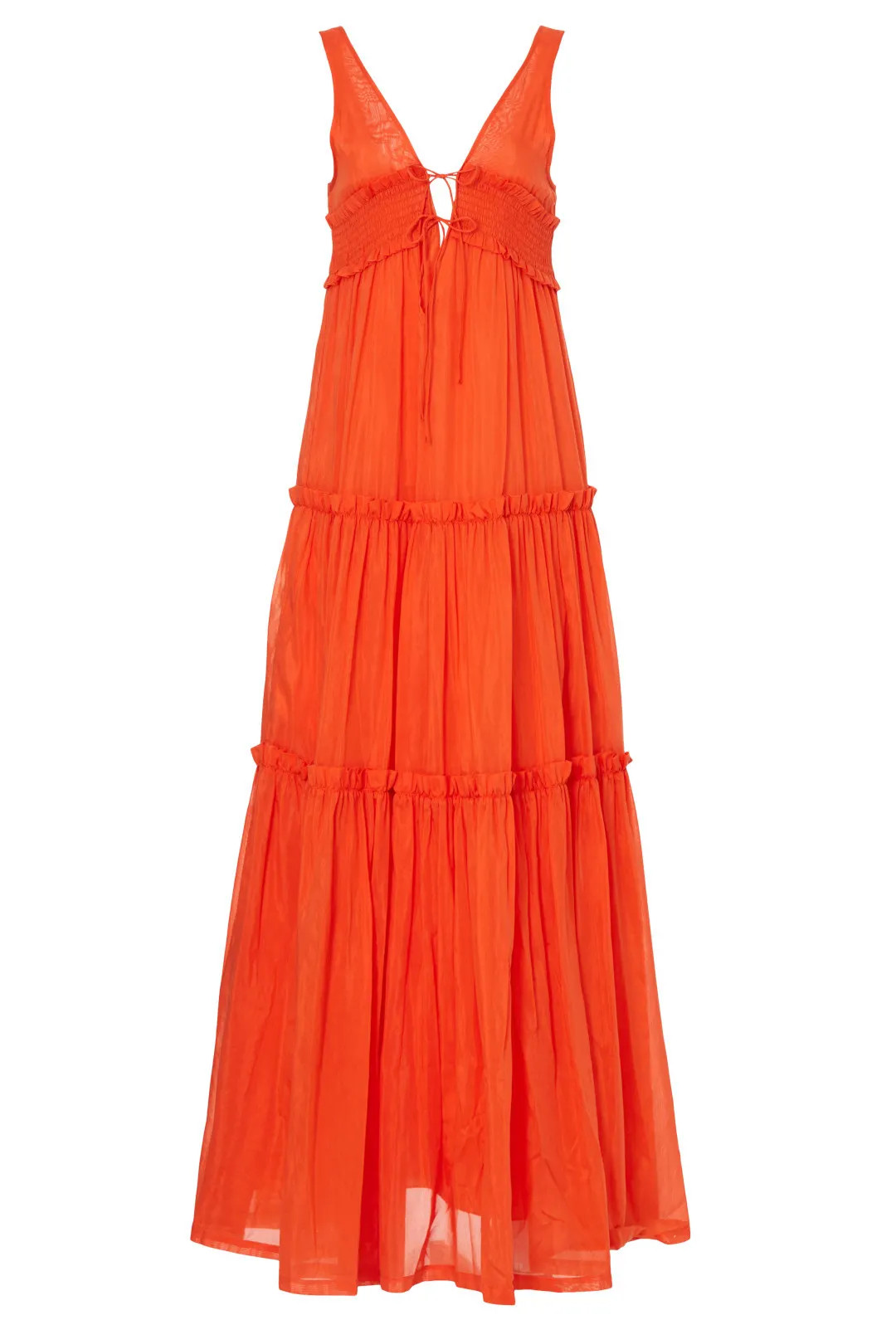 Nicholas Orange Myla Maxi | Rent the Runway