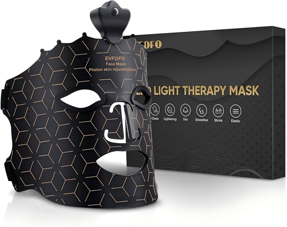 Red Light Therapy Mask for Face, 7 Colors LED Face Mask Light Therapy At Home, Led Face Mask Ligh... | Amazon (US)