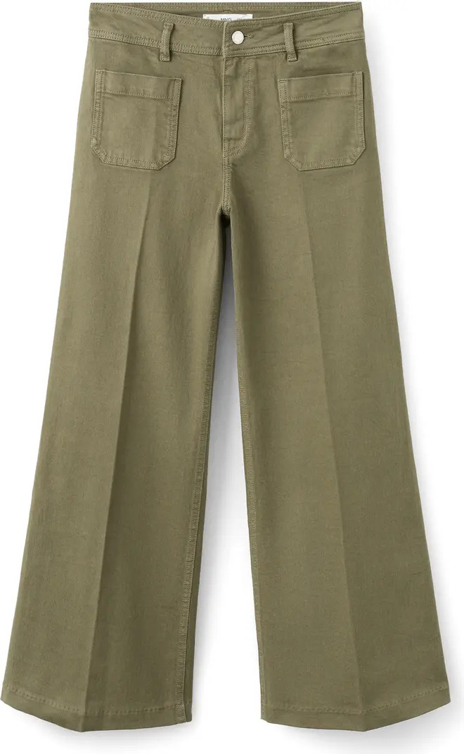 Jessie Patch Pocket Wide Leg Jeans | Nordstrom