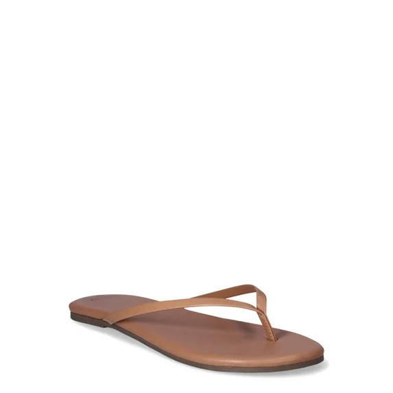 Time and Tru Women's Barely There Thong Sandals | Walmart (US)