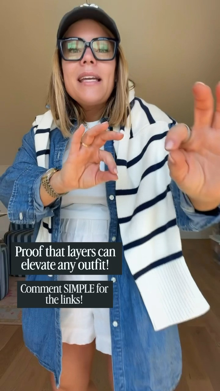 Adding layers is the best way to elevate any outfit! Fun accessories aren’t bad either!

#LTKgrwm #LTKmomlife #LTKootd