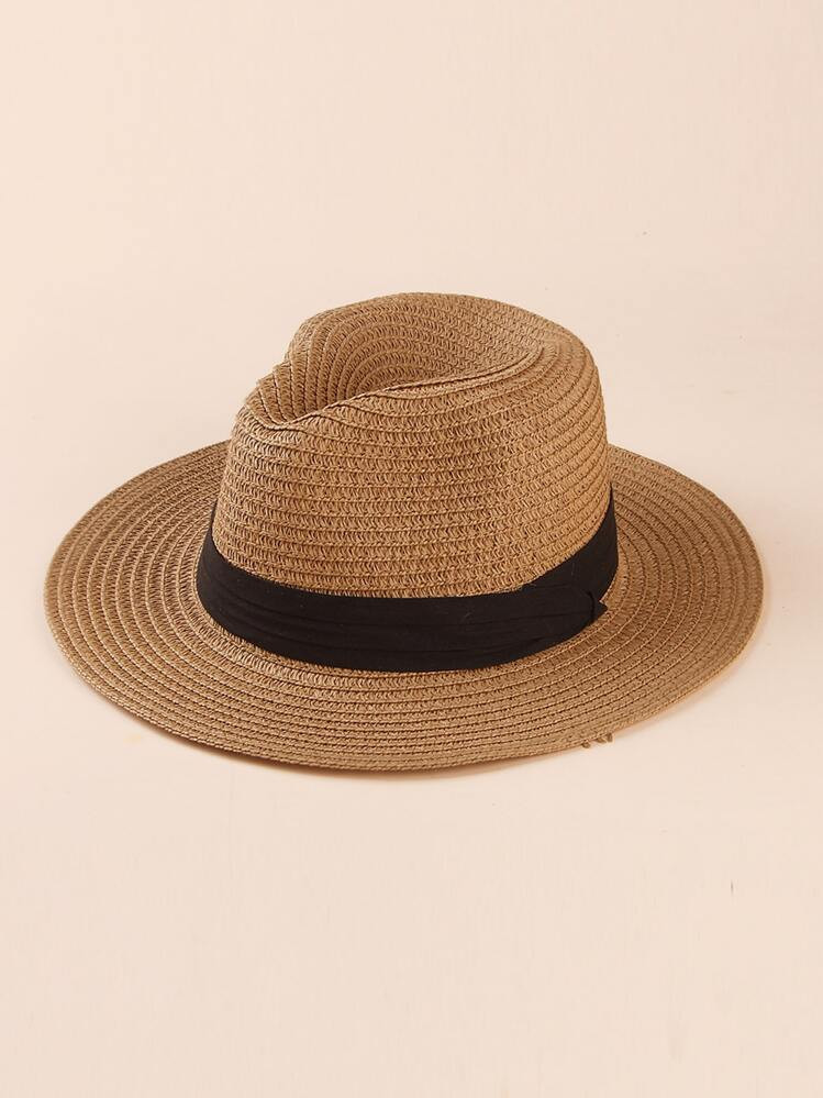 Kids Belt Decor Straw Hat | SHEIN