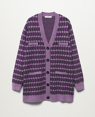 MANGO Women's Button Knit Cardigan & Reviews - Sweaters - Women - Macy's | Macys (US)