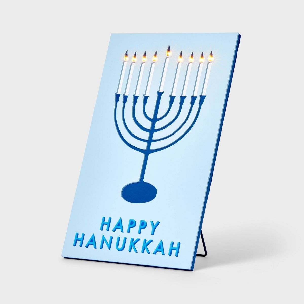 LED Lit Hanukkah Menorah Silhouette Light - Spritz™ | Target