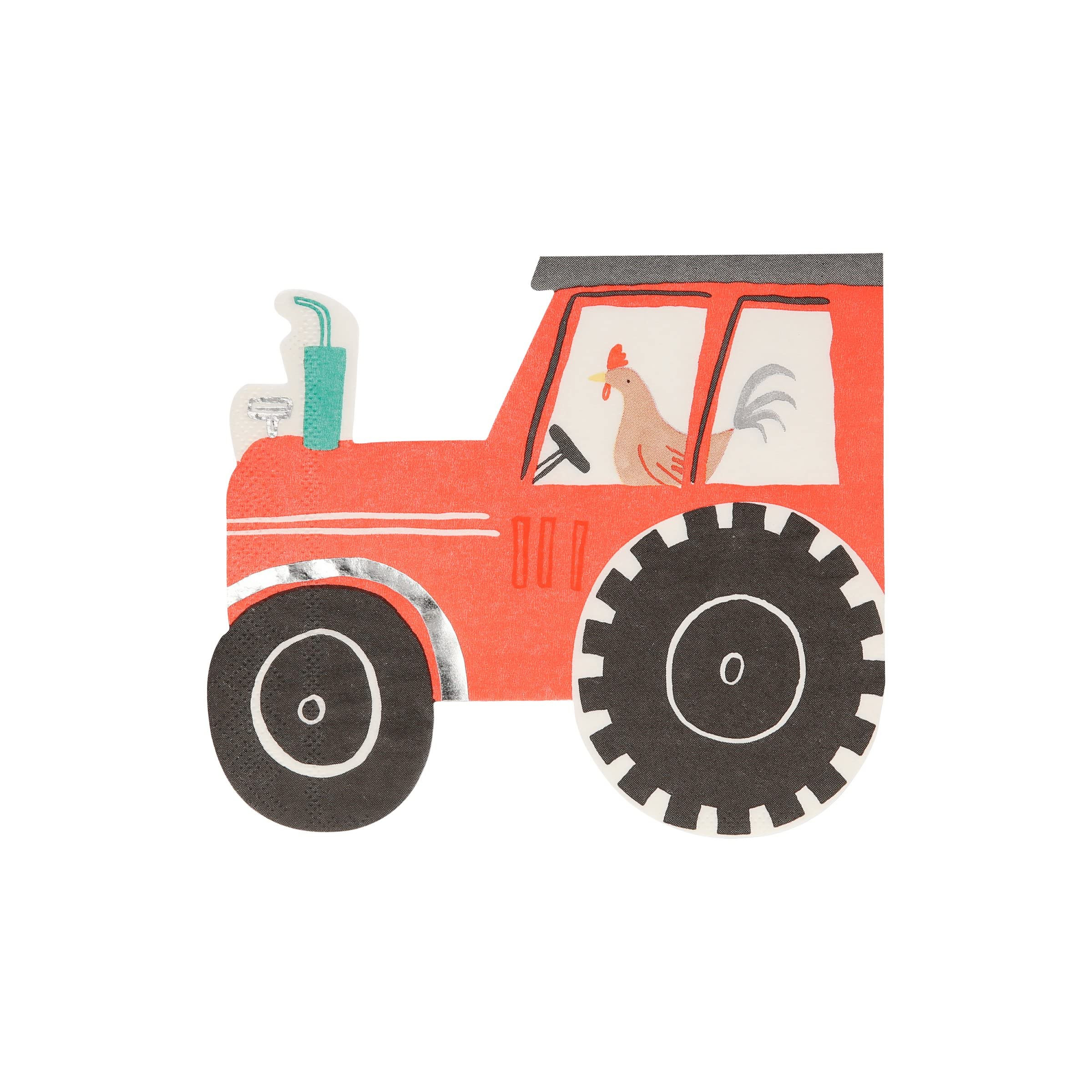 Meri Meri On The Farm Tractor Napkins (Pack of 16) | Amazon (UK)