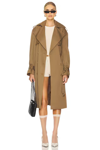 Bardot Halle Trench Coat in Khaki from Revolve.com | Revolve Clothing (Global)