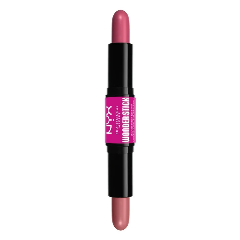 NYX Professional Makeup Wonder Stick Blush, Cream Blush Contour Stick, Light Peach + Baby Pink | Walmart (US)