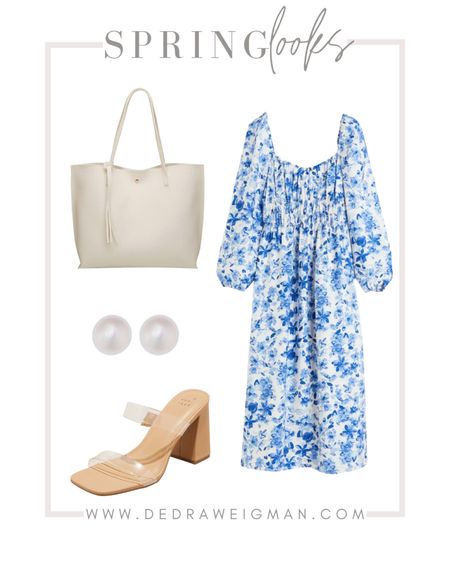 Floral dress spring outfit idea! 

#floraldress #springoutfit 

#LTKstyletip #LTKunder50 #LTKSeasonal