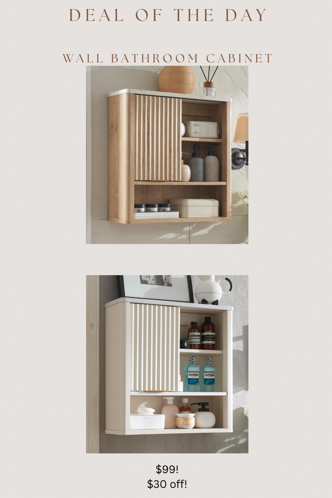 New budget friendly bathroom wall cabinet!! 🙌🏻 $30 off right now for prime members 

#LTKSaleAlert #LTKFindsUnder100 #LTKHome