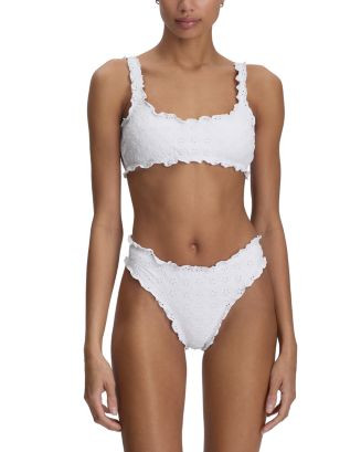 Ruffle Kennedy Bralette Bikini Top & Ruffle High Leg Scoop Bikini Bottom | Bloomingdale's (AU)