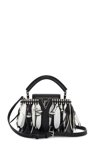 Louis Vuitton Feather Capucines BB Handbag in Black | FWRD 