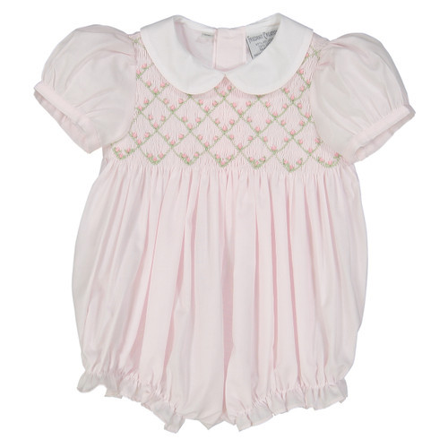 Diamond Smocked Rosebud Bubble | Feltman Brothers