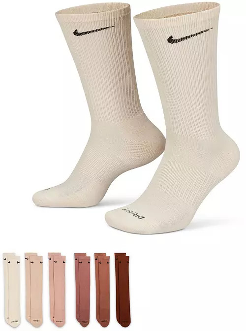 Nike Dri-FIT Everday Plus Cushioned Training Crew Socks | Dick's Sporting Goods
