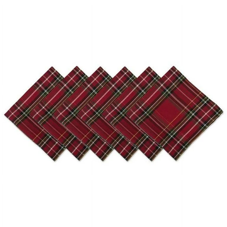 Holiday Metallic Plaid Napkin (Set of 6) | Walmart (US)