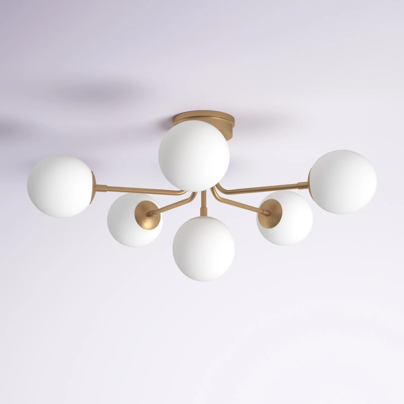 Patrizio Glass Flush Mount | Wayfair North America