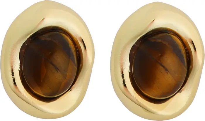 Tiger's Eye Stud Earrings | Nordstrom