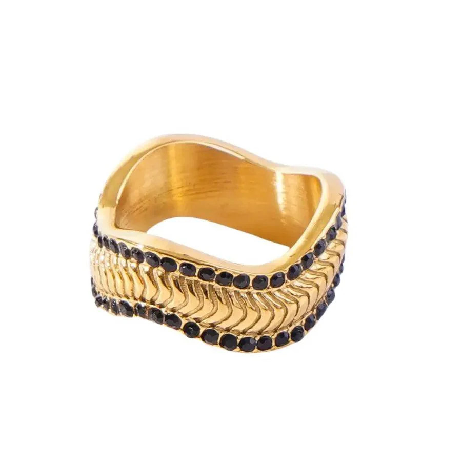 Ares Ring- Black - Ahava J | Ahava Jewels