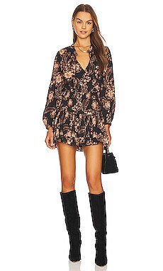 MISA Los Angeles Lorena Dress in Colombe D'or Flora from Revolve.com | Revolve Clothing (Global)