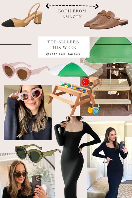 This week’s top sellers - an Amazon version of a skims dupe, a picnic/sensory table, colorful spring/summer sunglasses and looks for less from Amazon.

#founditonAmazon #topsellers

#LTKunder50 #LTKstyletip #LTKunder100