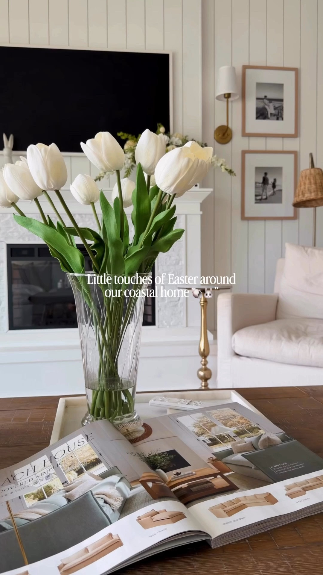 Coastal home with a touch of Easter 🐚🤎🐰🌿

#LTKSeasonal #LTKHome