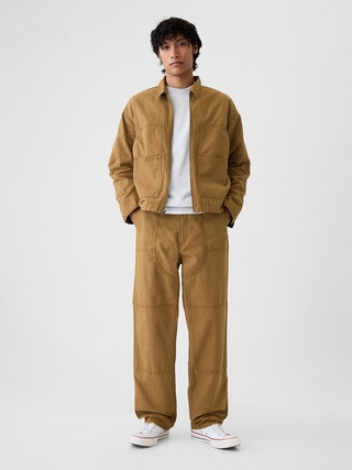 Double-Knee Canvas Utility Baggy Jeans | Gap | Gap (US)