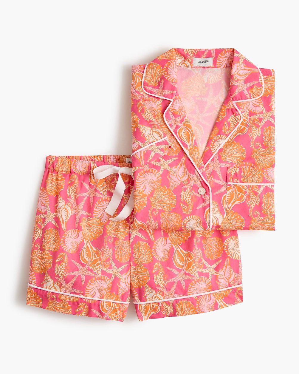 Short-sleeve top and short pajama set | J.Crew Factory