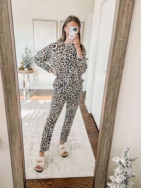 Walmart pajama set just $12 Black Friday deal, 8 colorways sizes S-3X. I got my usual size small and it fits well but I probably could have done a medium for a looser fit, too. Up to you! 

#LTKHoliday #LTKsalealert #LTKGiftGuide