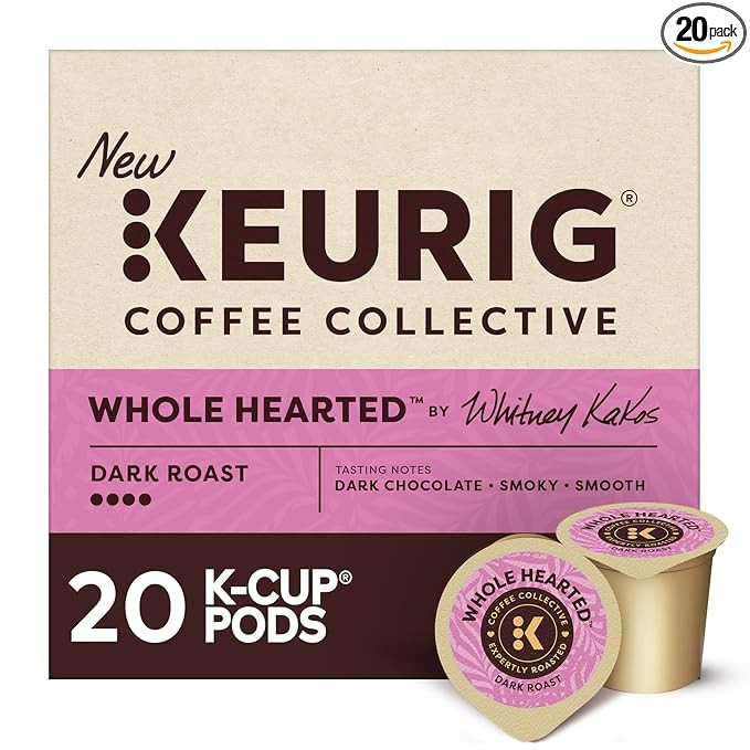 Keurig Coffee Collective, Whole Hearted by Whitney Kakos, Dark Roast Coffee, Single Serve Keurig ... | Amazon (US)
