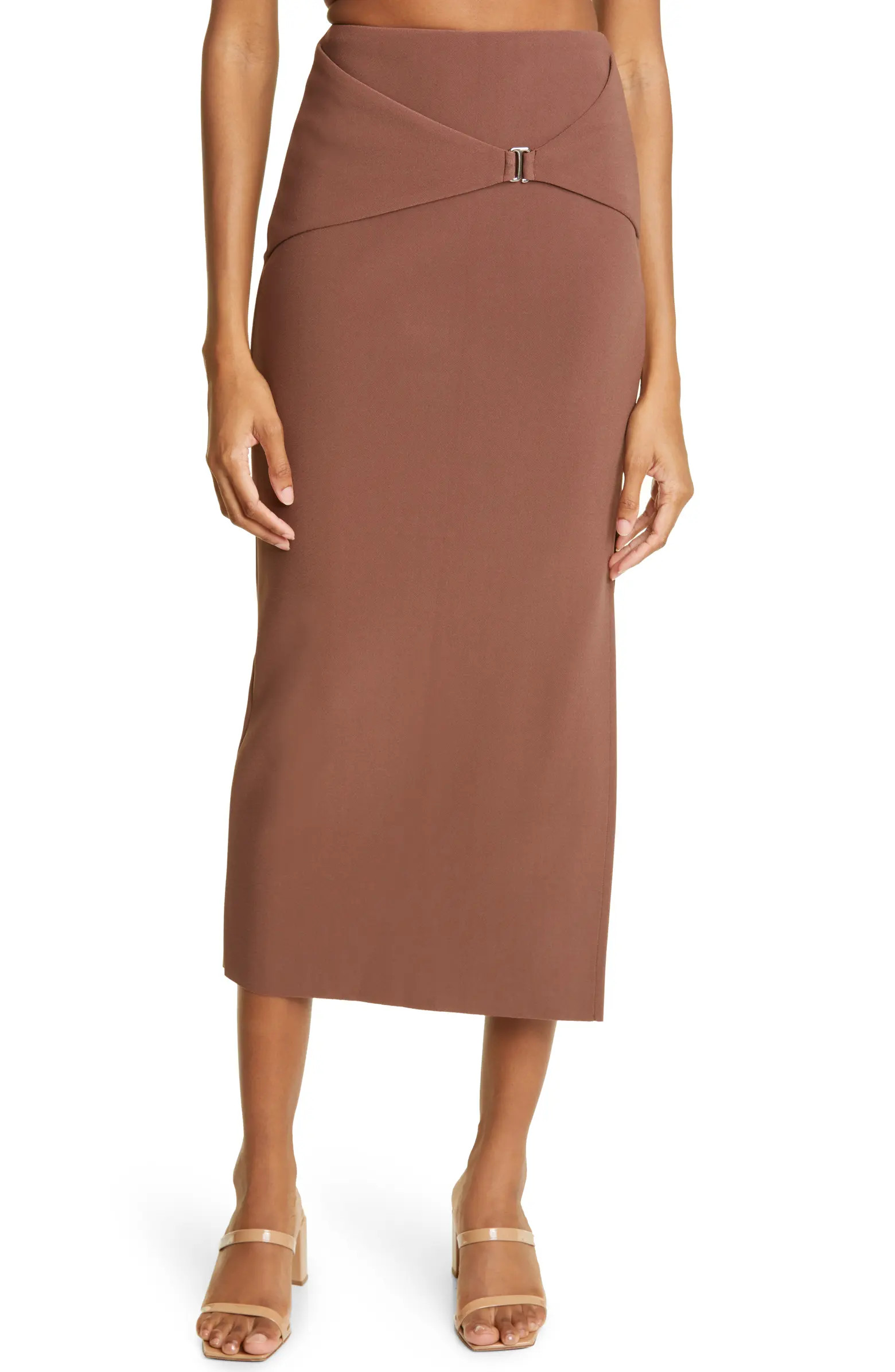 Bec & Bridge Ivy Belt Detail Knit Pencil Skirt | Nordstrom | Nordstrom