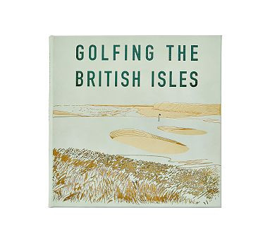 Golfing The British Isles Leather-Bound Book | Pottery Barn (US)