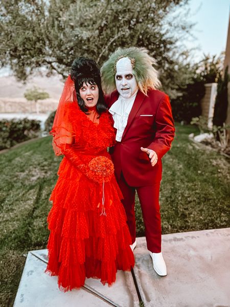 Halloween Costume // Couples Costume // Beetlejuice Costume // Lydia Deetz // Halloween Inspo 

#LTKHalloween #LTKunder50 #LTKSeasonal