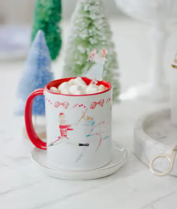 Classic Nutcracker Watercolor Mug | Sorelle Gifts