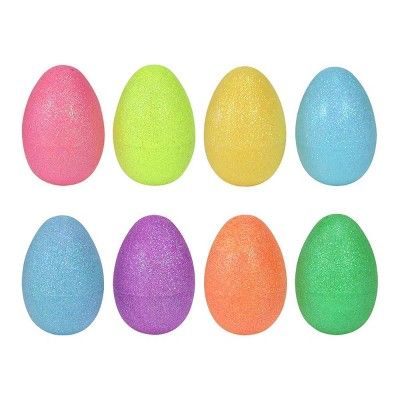 8ct Plastic Easter Fashion Egg Glitter - Spritz™ | Target