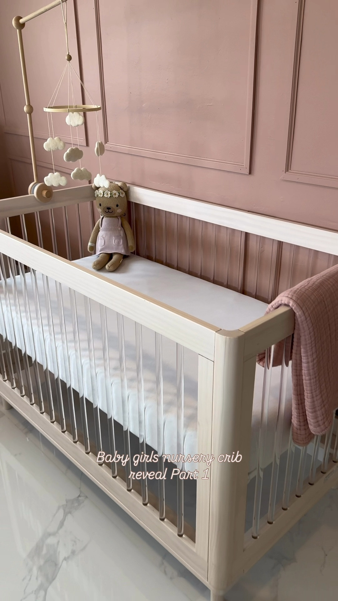 Clean modern aesthetic baby girl nursery   💕

#LTKBaby #LTKBump #LTKSaleAlert