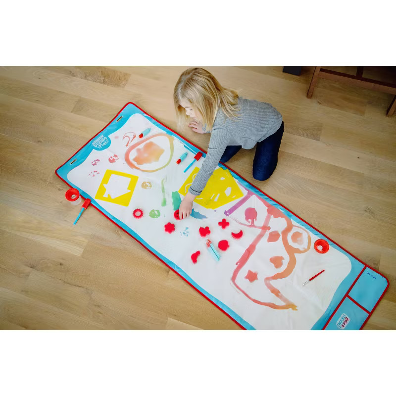 Giant Aqua Draw Door & Floor Doodle Mat with 22 Mess-Free Tools – Chuckle & Roar | Target